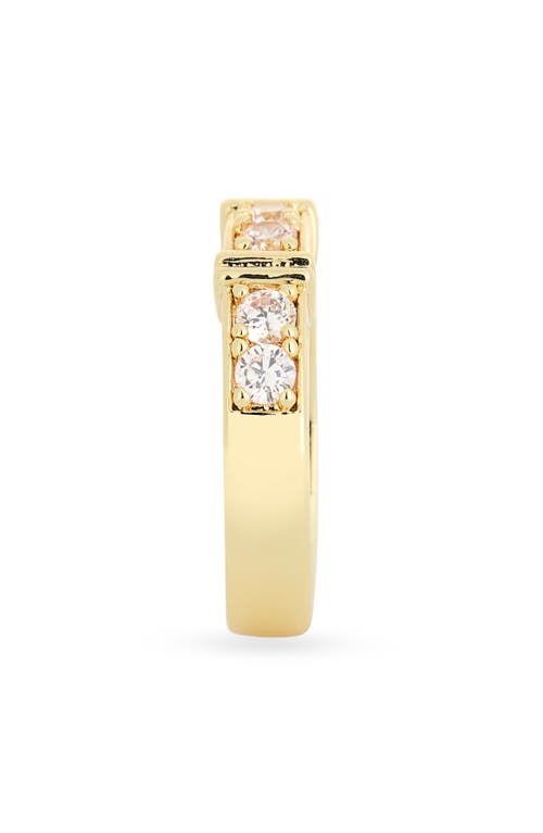 Covet Cubic Zirconia Band Ring In Gold