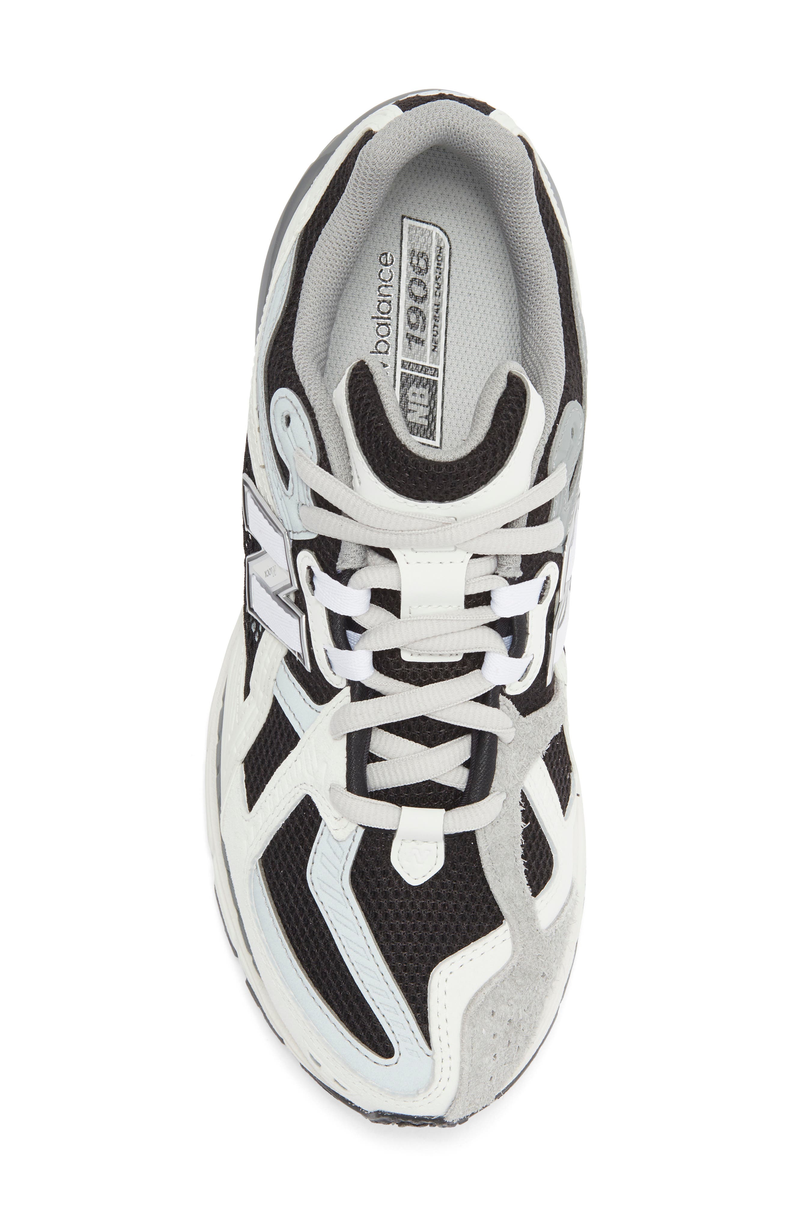 Gender Inclusive 1906R Running Shoe, Alternate, color, NB WHITE/ BLACK