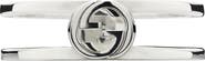 Gucci Interlocking-G Sterling Silver Wide Ring