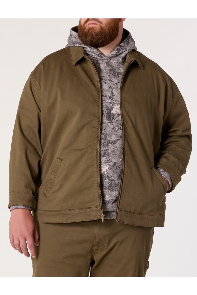 Big & Tall Utility Trucker Jacket, Main, color, TARMAC