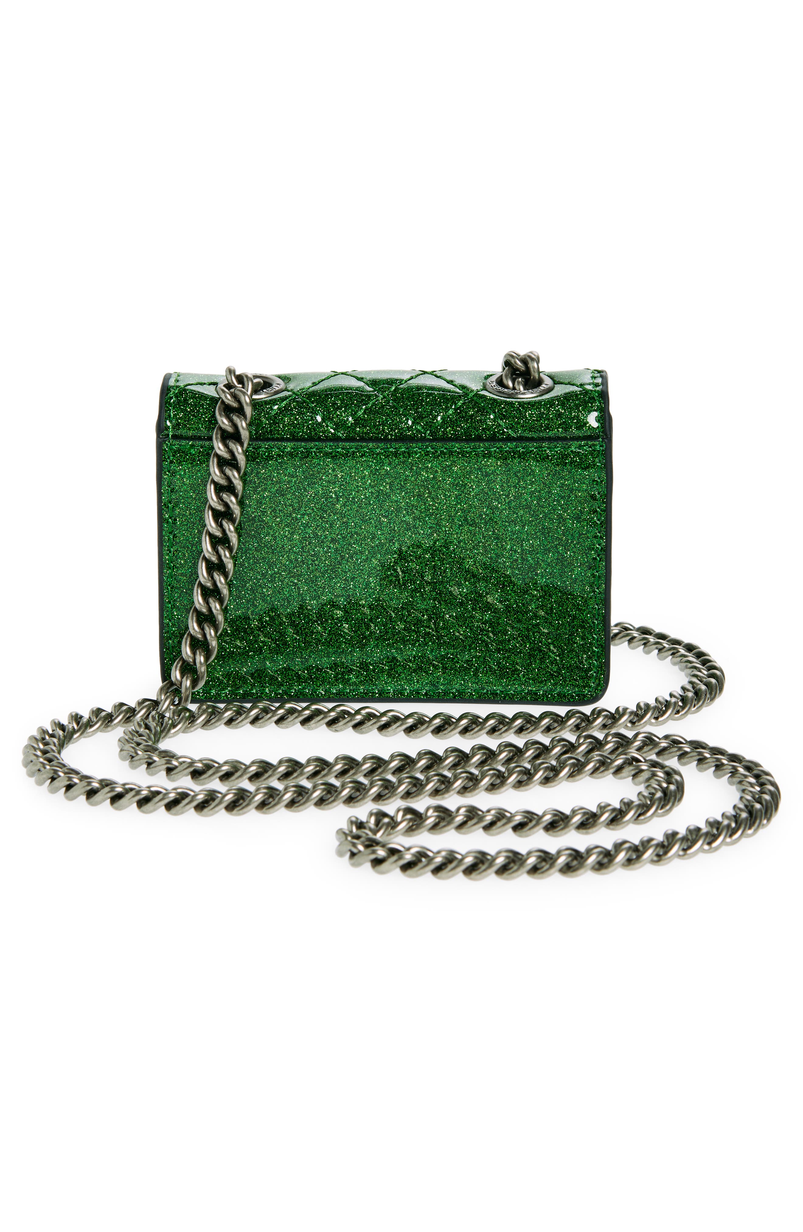 Kurt Geiger London Micro Brixton Shoulder Bag, Alternate, color, Green