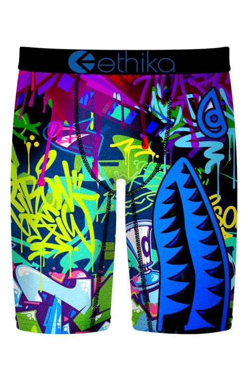 Ethika Kids' BMR Ascended Boxer Briefs in Assorted Blue  product