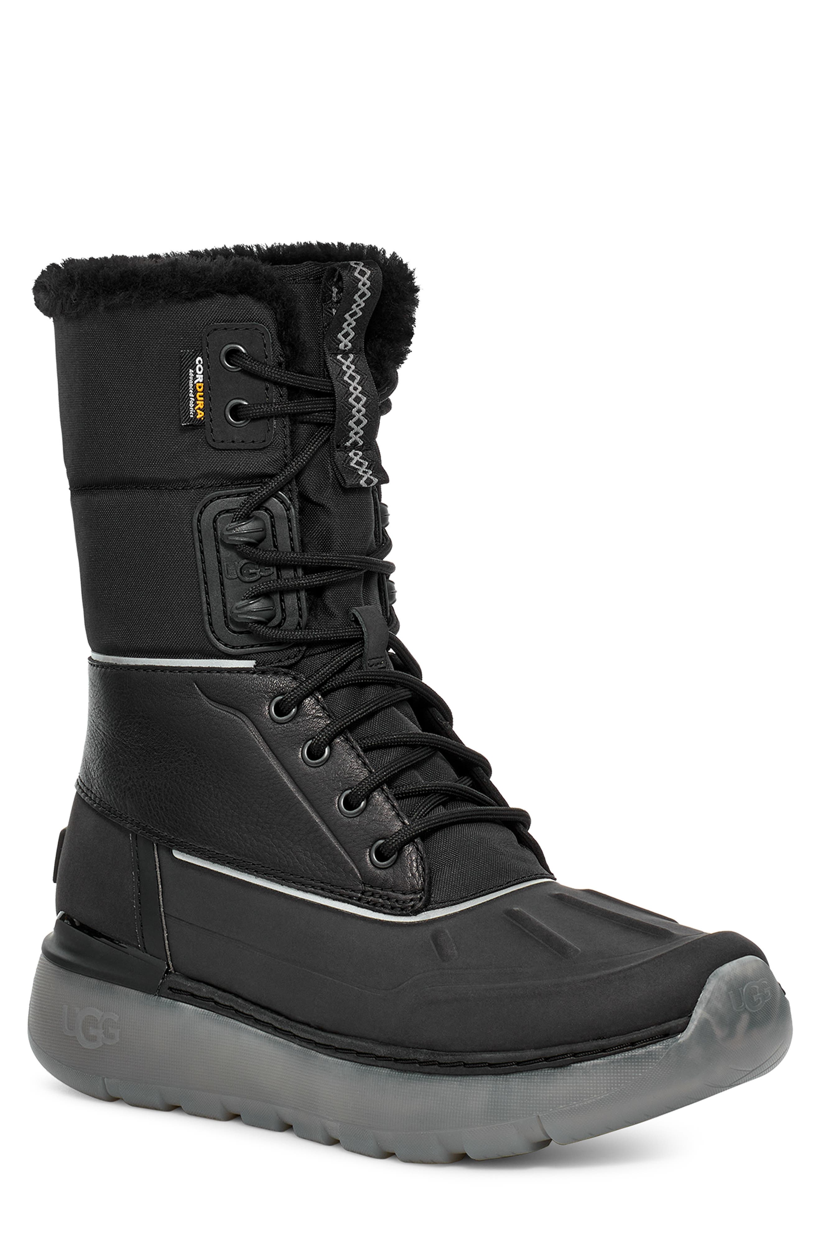 UGG<sup>®</sup> Butte City Waterproof Faux Shearling Boot, Alternate, color, 