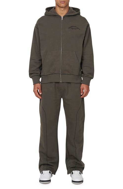 Good For Nothing Coverlock Vintage Zip Hoodie In Gray