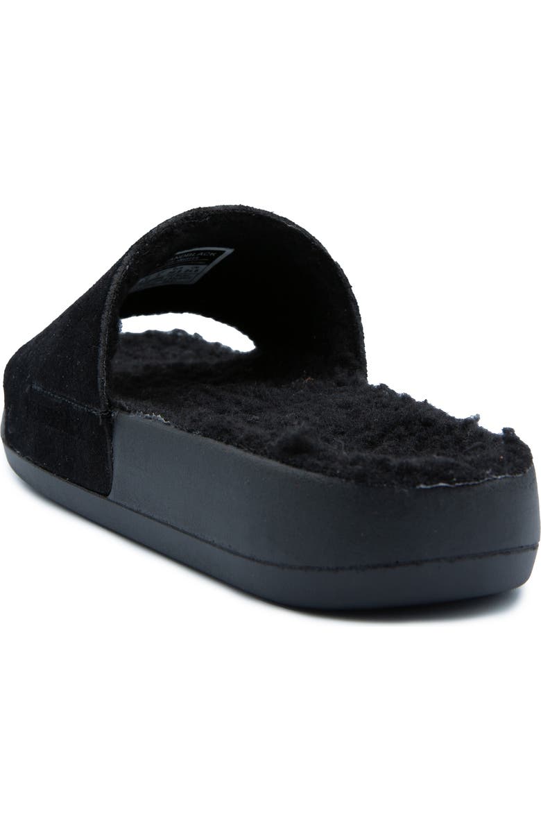 BRANDBLACK Apres Kashiba Faux Shearling Slide Sandal, Alternate, color,