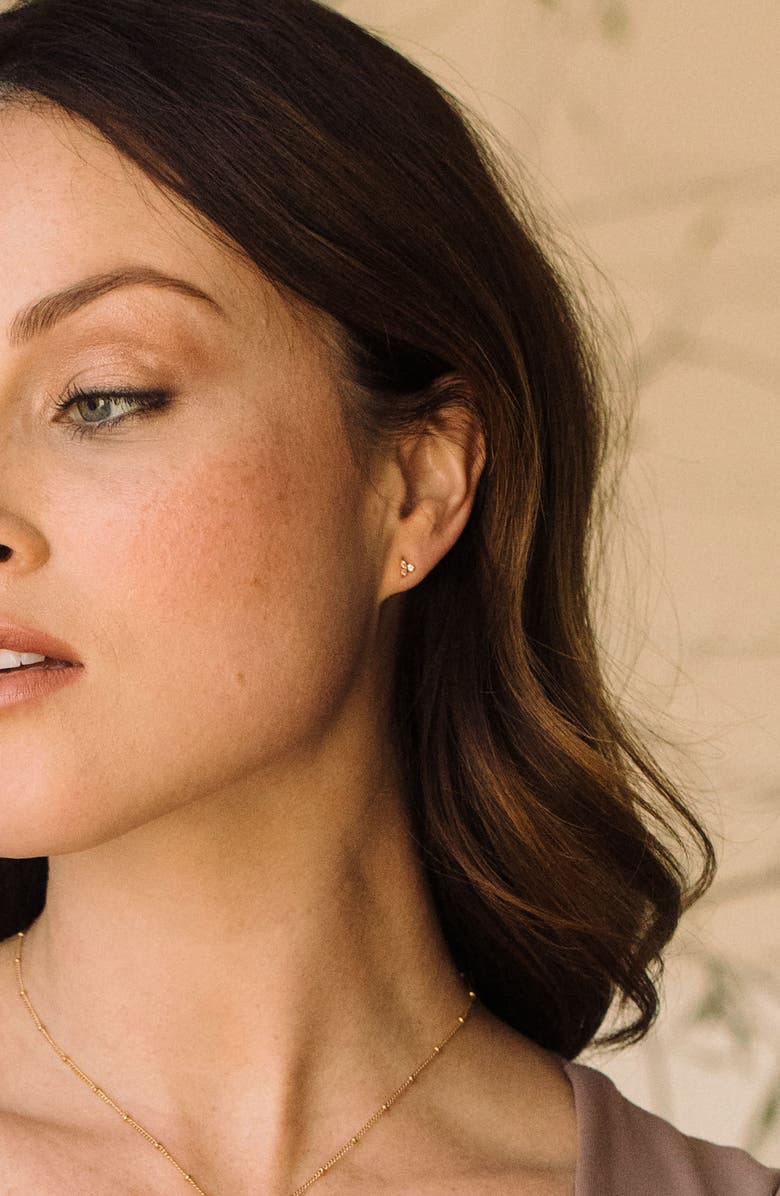 Brook and York Leighton Cubic Zirconia Stud Earrings, Alternate, color, 