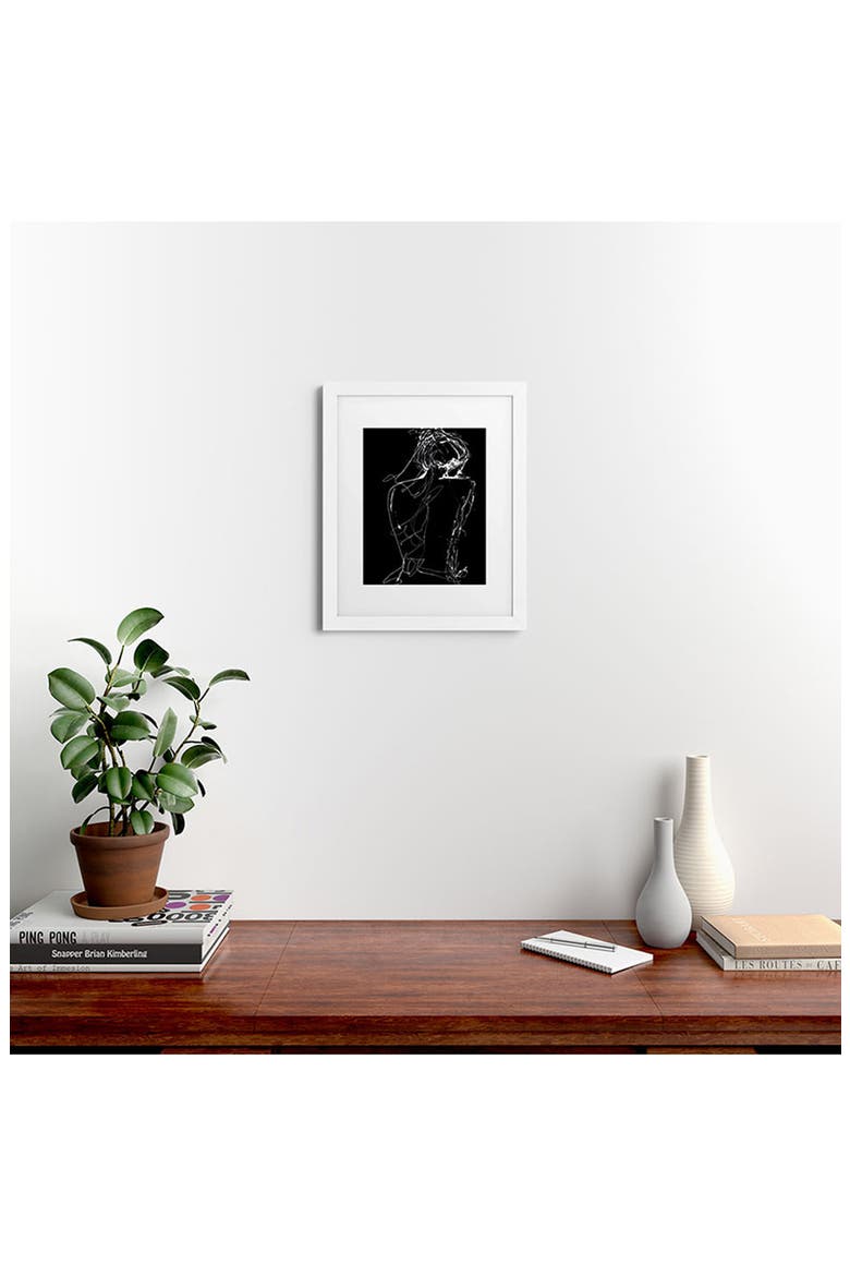 Virginia by Night Framed Art Print, Alternate, color, WHITE FRAME 16X20