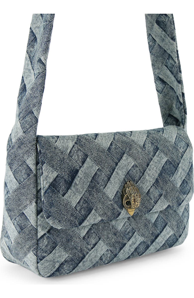 Kurt Geiger London Kensington Knot Shoulder Bag, Alternate, color, Navy