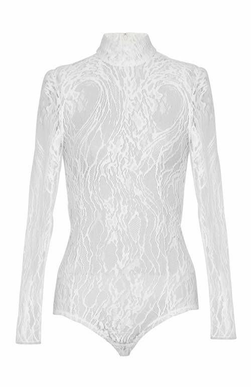 Balmain Long-sleeved Lace Body