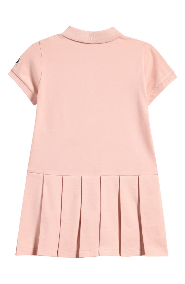 Moncler Kids' Cotton Stretch Piqué Polo Dress, Alternate, color, 
