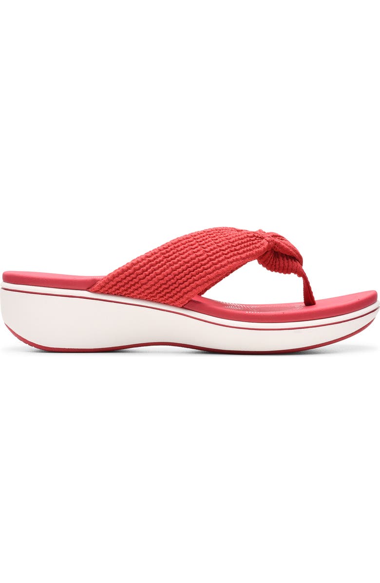Clarks<sup>®</sup> Breezerae Erin Wedge Sandal, Alternate, color, Cherry