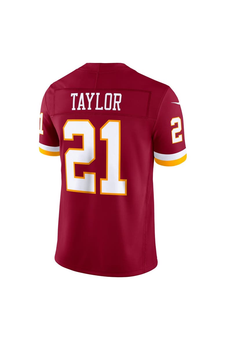 Men's Nike Sean Taylor Burgundy Washington Commanders Team Vapor F.U.S.E. Stitched Retired Limited Jersey, Alternate, color, Burgundy