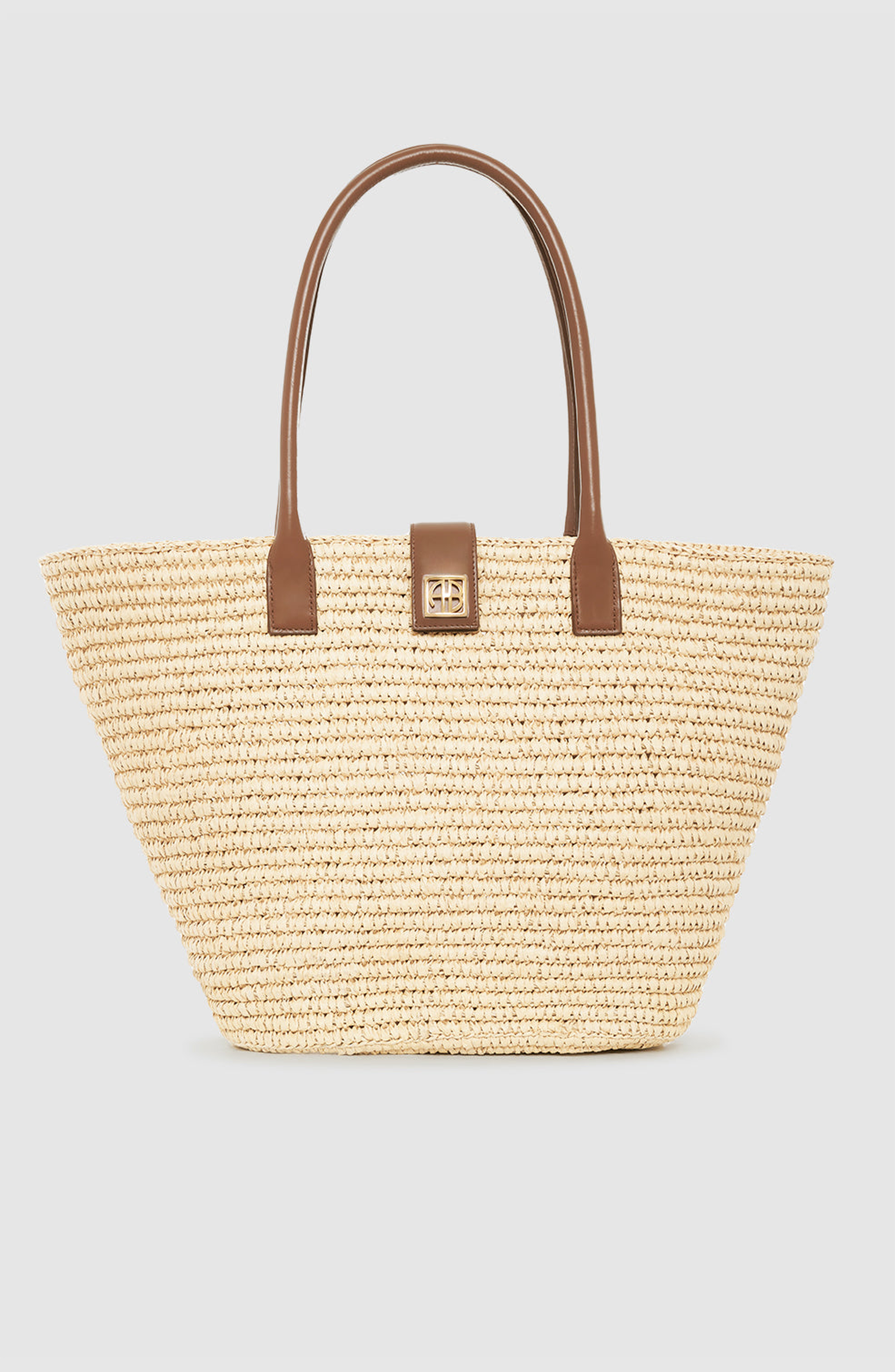 ANINE BING Lou Monogram Tote, Main, color, 