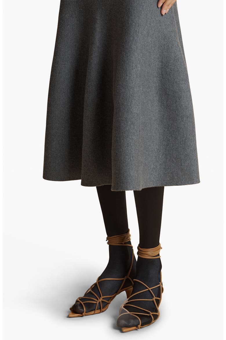 Odil Sweater Trumpet Skirt, Alternate, color, STERLING