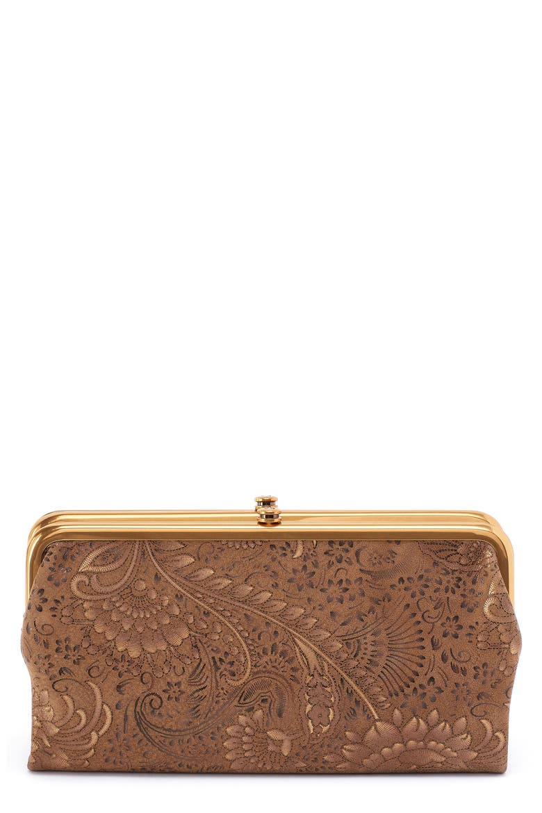 Lauren Clutch Wallet, Main, color, MINK FOLKLORE