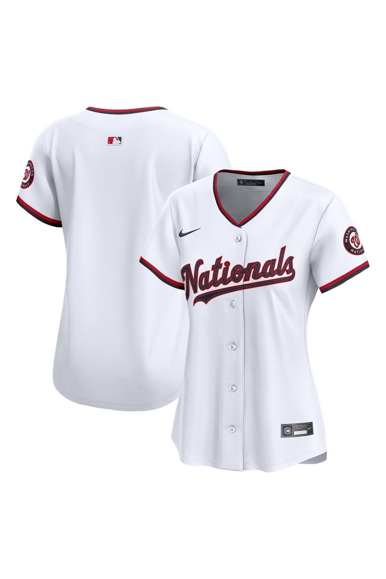 Women's Nike White Washington Nationals Home Limited Jersey, Main, color, White