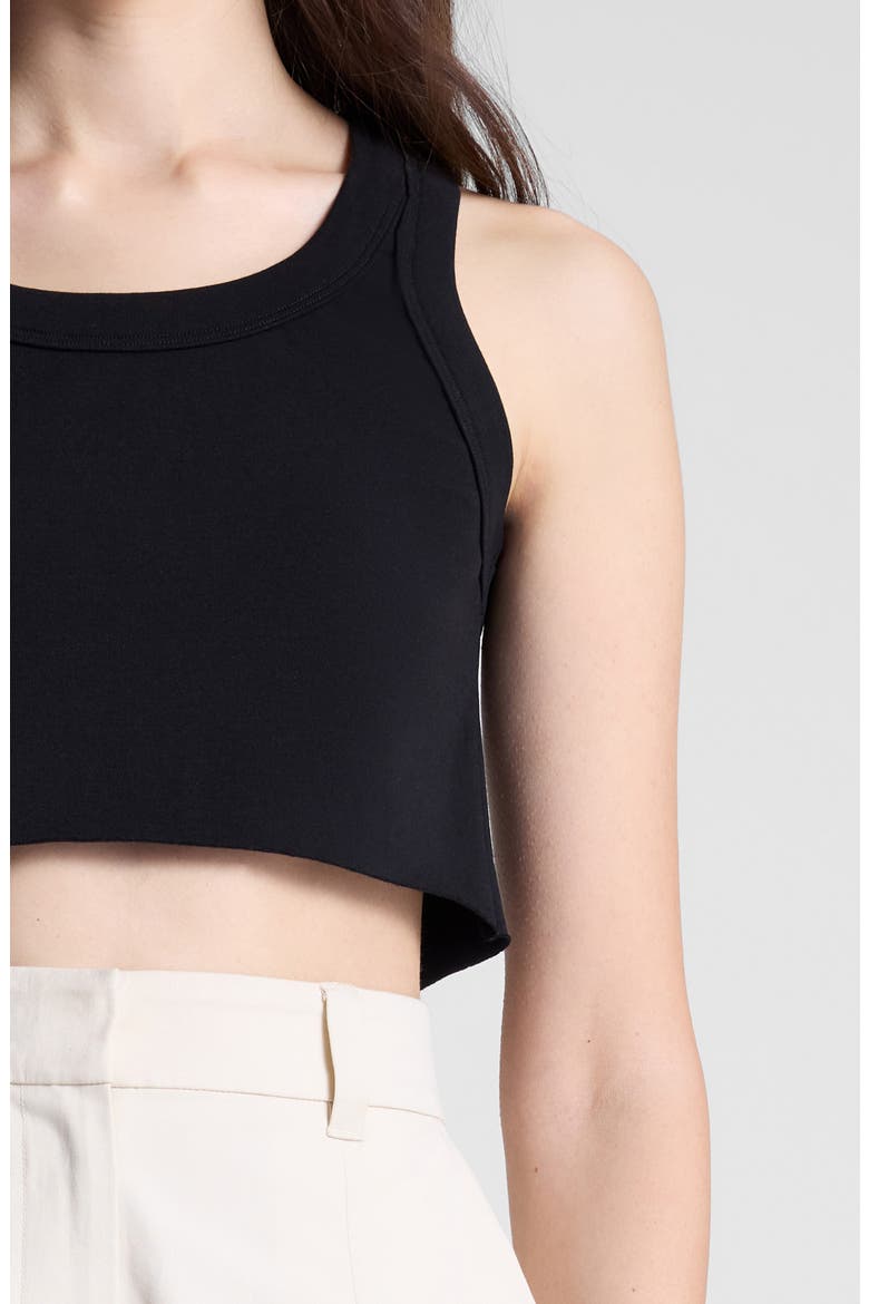 Halsey Crop Tank, Alternate, color, BLACK