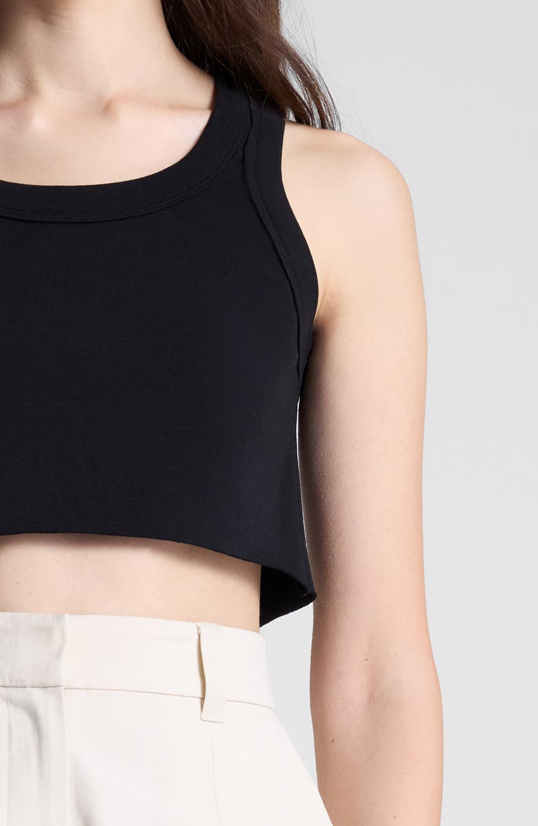A.L.C. Halsey Crop Tank, Alternate, color, Black