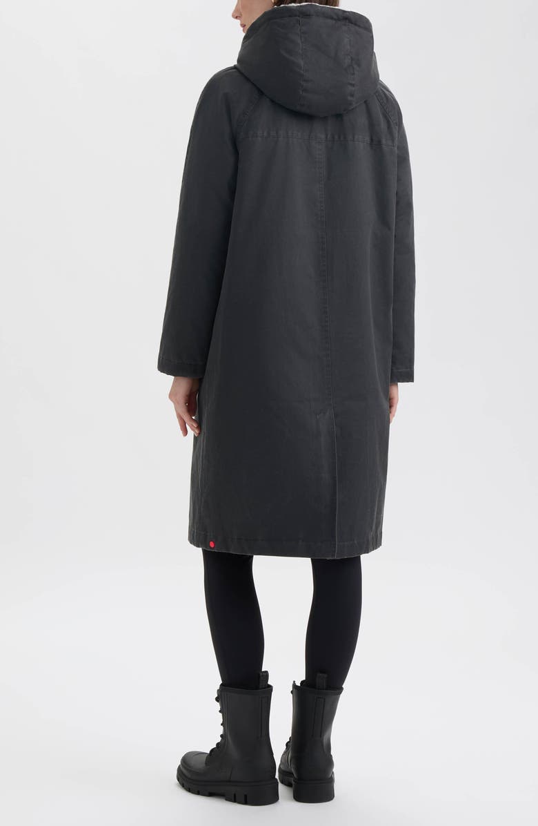 Hunter Ellie Coated Padded Longline Coat, Alternate, color, 