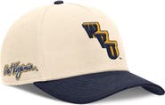 Nike Men's Nike Natural/Navy West Virginia Mountaineers Academic Rise Dri-FIT Adjustable Hat