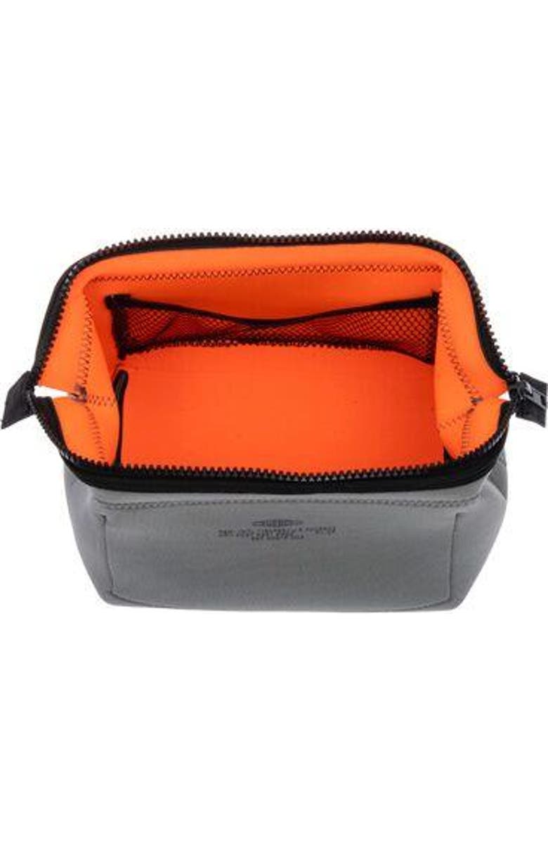 PUEBCO Travel Pouch, Alternate, color, Light Gray & Orange