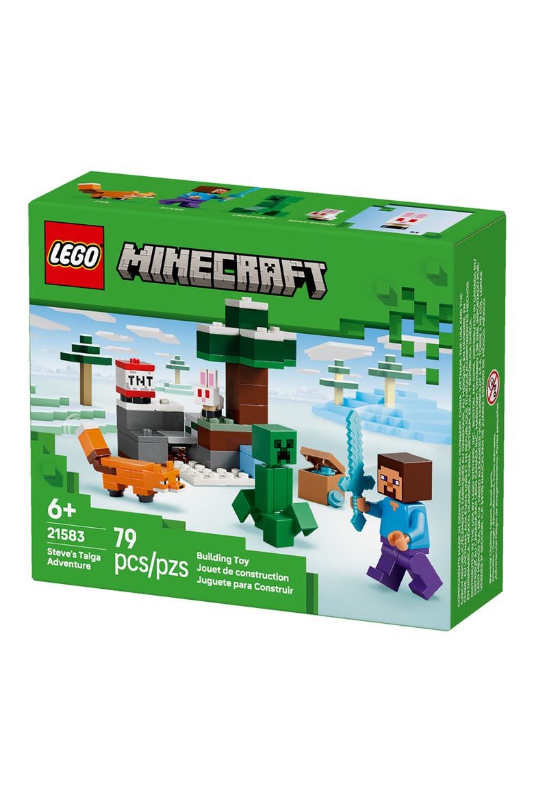 Minecraft Steve's Taiga Adventure Building Set 21583, Alternate, color, MULTI
