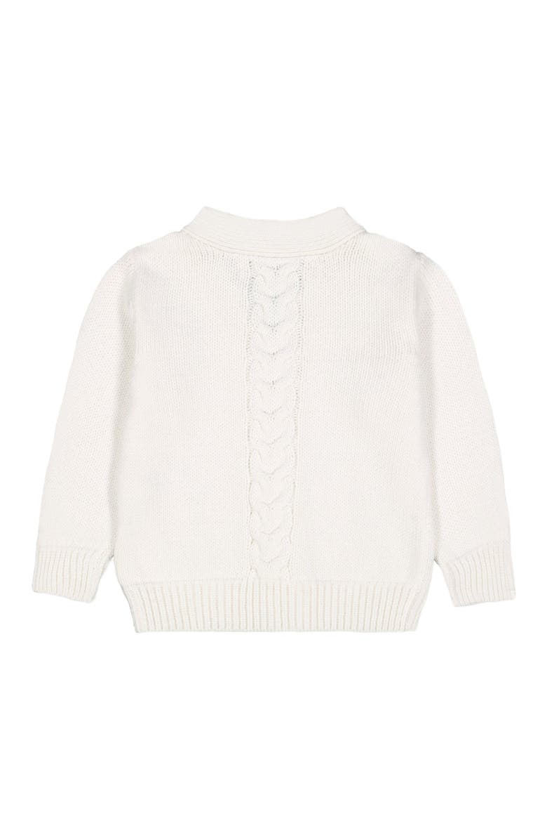 Hope & Henry Baby Cable Knit Cardigan Sweater, Infant, Alternate, color, 