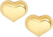 Clare V. Mylar Heart Earrings