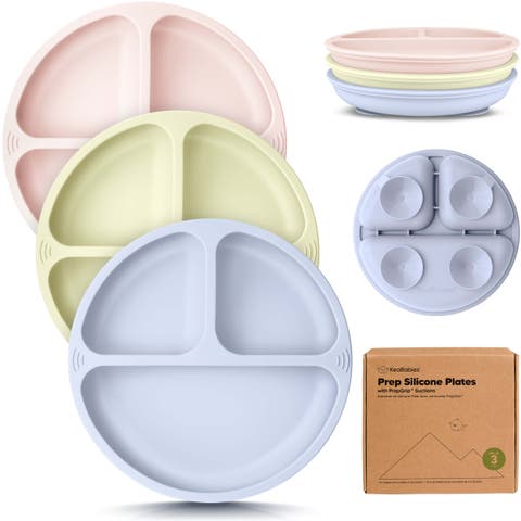 3-Pack Prep Silicone Suction Plates