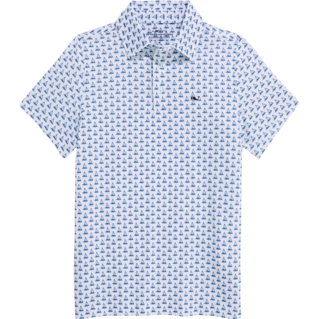 Vineyard Vines Kids' Print Polo