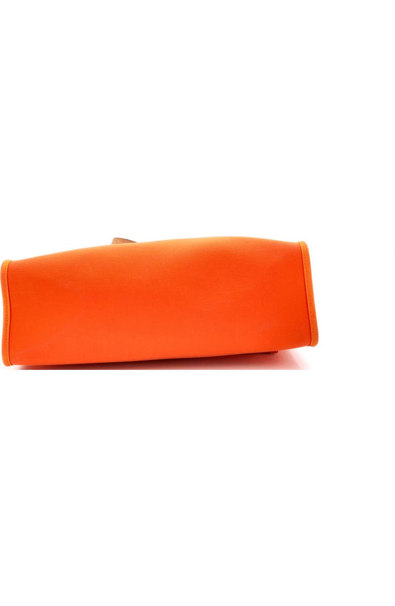 Pre-Owned Hermes Herbag Zip Leather and Toile 31, Alternate, color, Feu