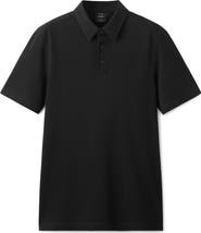 MANGO Slim Fit Stretch Cotton Blend Piqué Polo