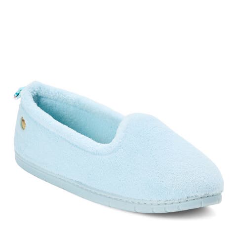 Rachel Velour Closed Back Slipper