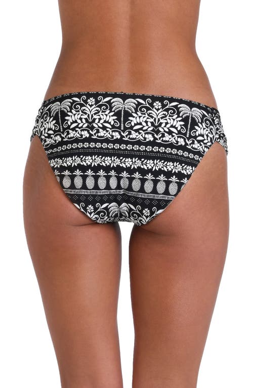 Sunshine 79 Coast Reversible Shirred Bikini Bottoms In White