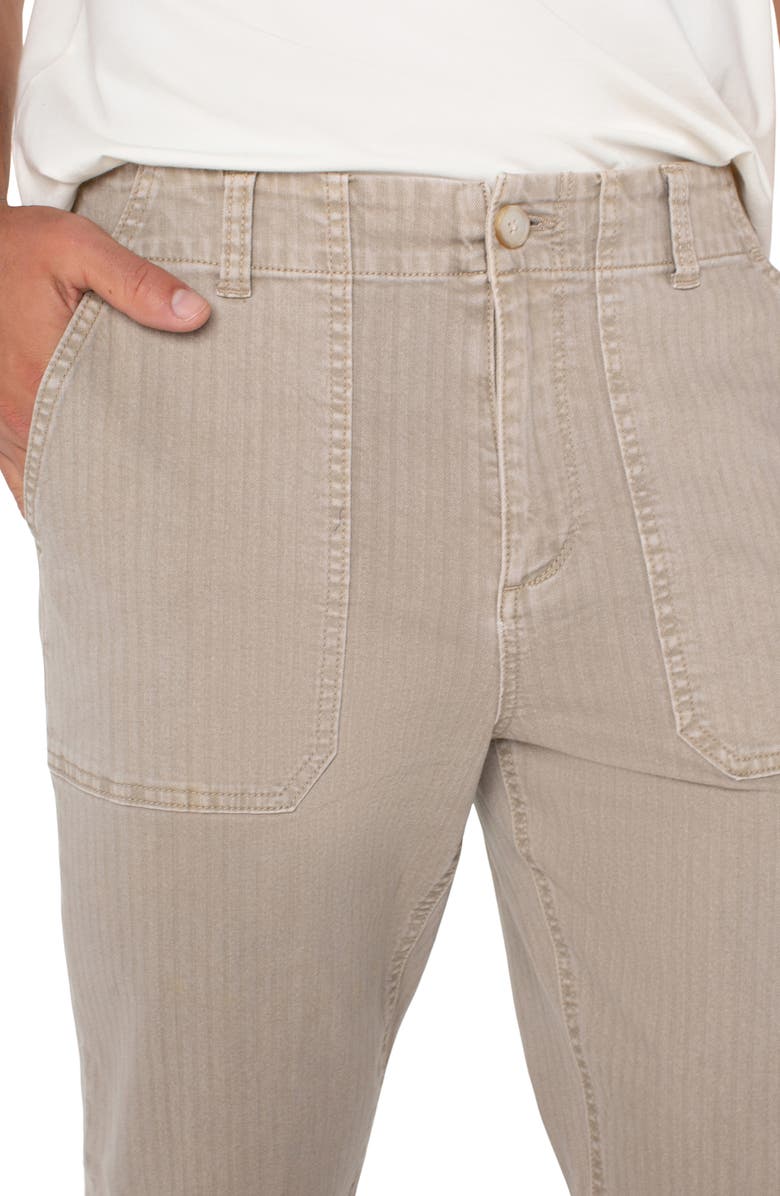 Liverpool Los Angeles Stretch Cotton Utility Pants, Alternate, color,