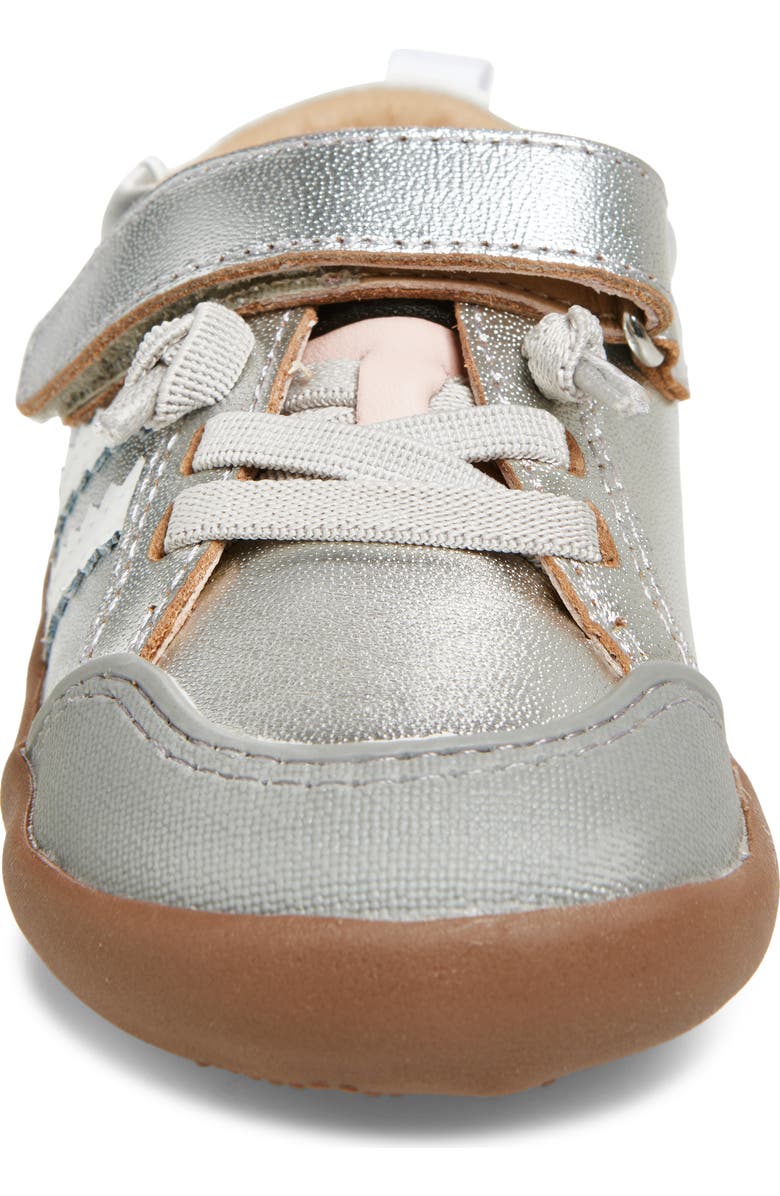 OLD SOLES Kids' 8072 WOS Ground Sneaker, Alternate, color, Silver/ Dalia/ Snow