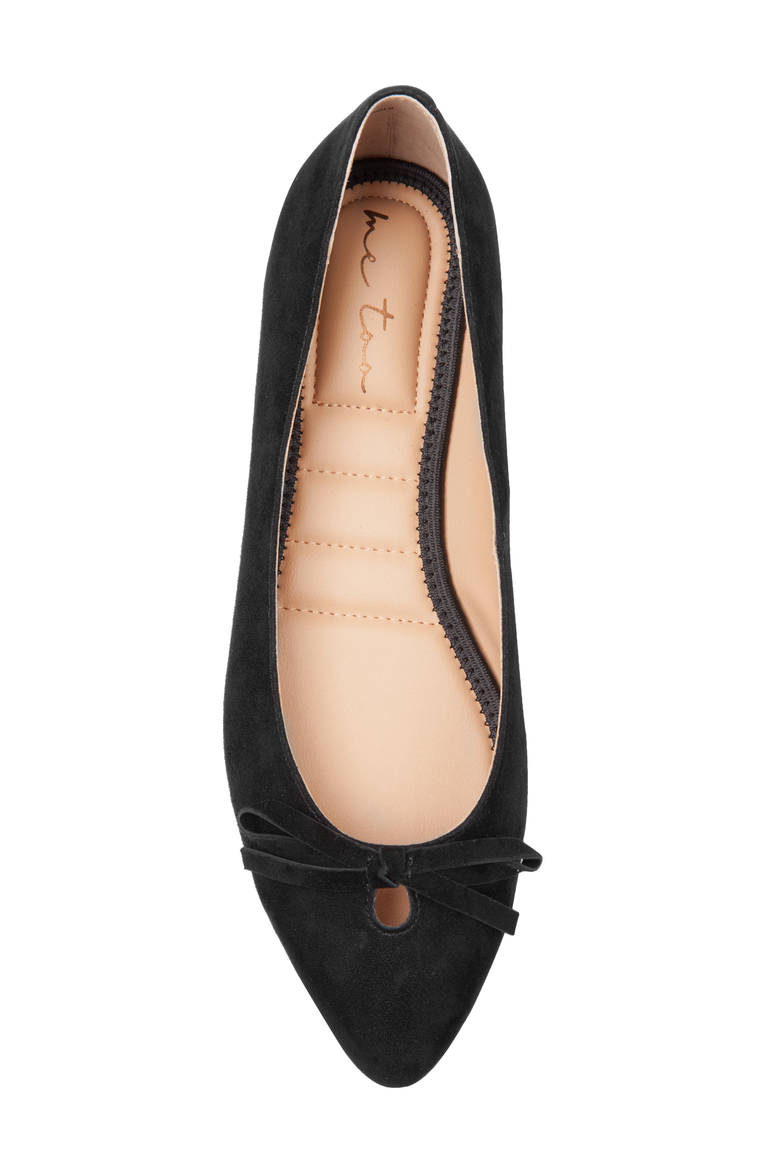 Alondra Flat, Alternate, color, BLACK SUEDE