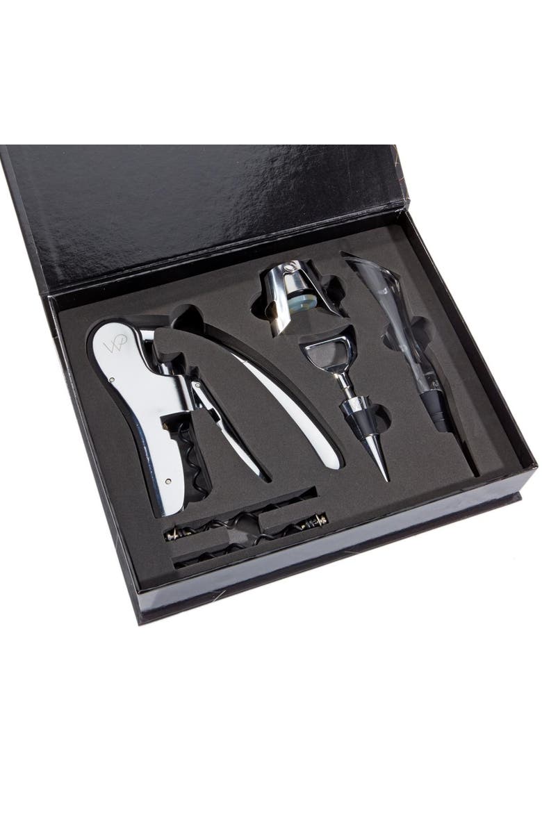 Wolfgang Puck 6-piece Wine Tool Set, Alternate, color, Silver