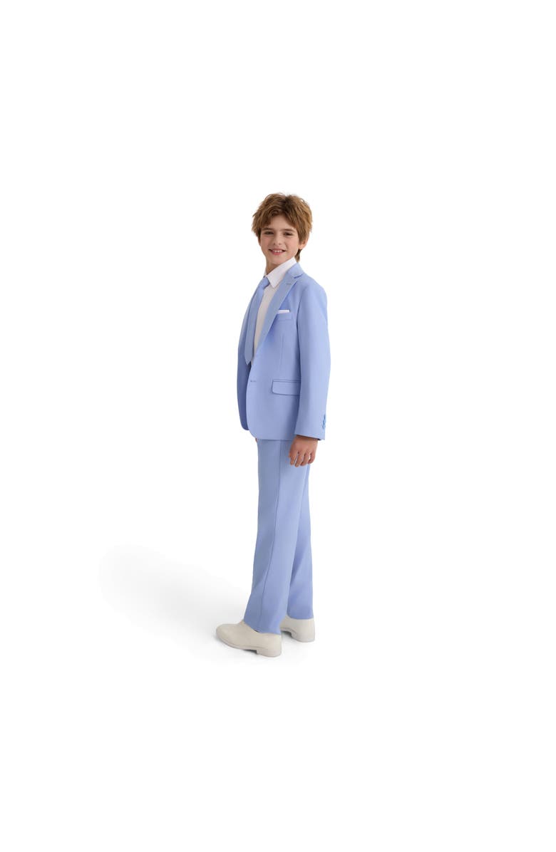 MOUSTACHE Four-Piece Tailored Suit Set, Alternate, color, Light Blue