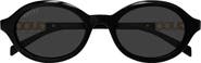 Gucci 51mm Round Sunglasses