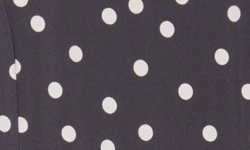 Tommy Hilfiger Polka Dot Sleeveless Tie Waist Crop Jumpsuit