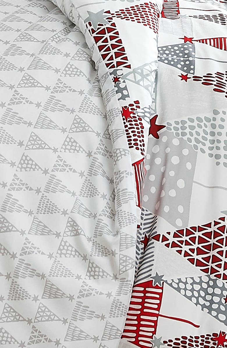 SOUTHSHORE FINE LINENS Merry & Bright Oversize Holiday Comforter Set, Alternate, color, Merry And Bright