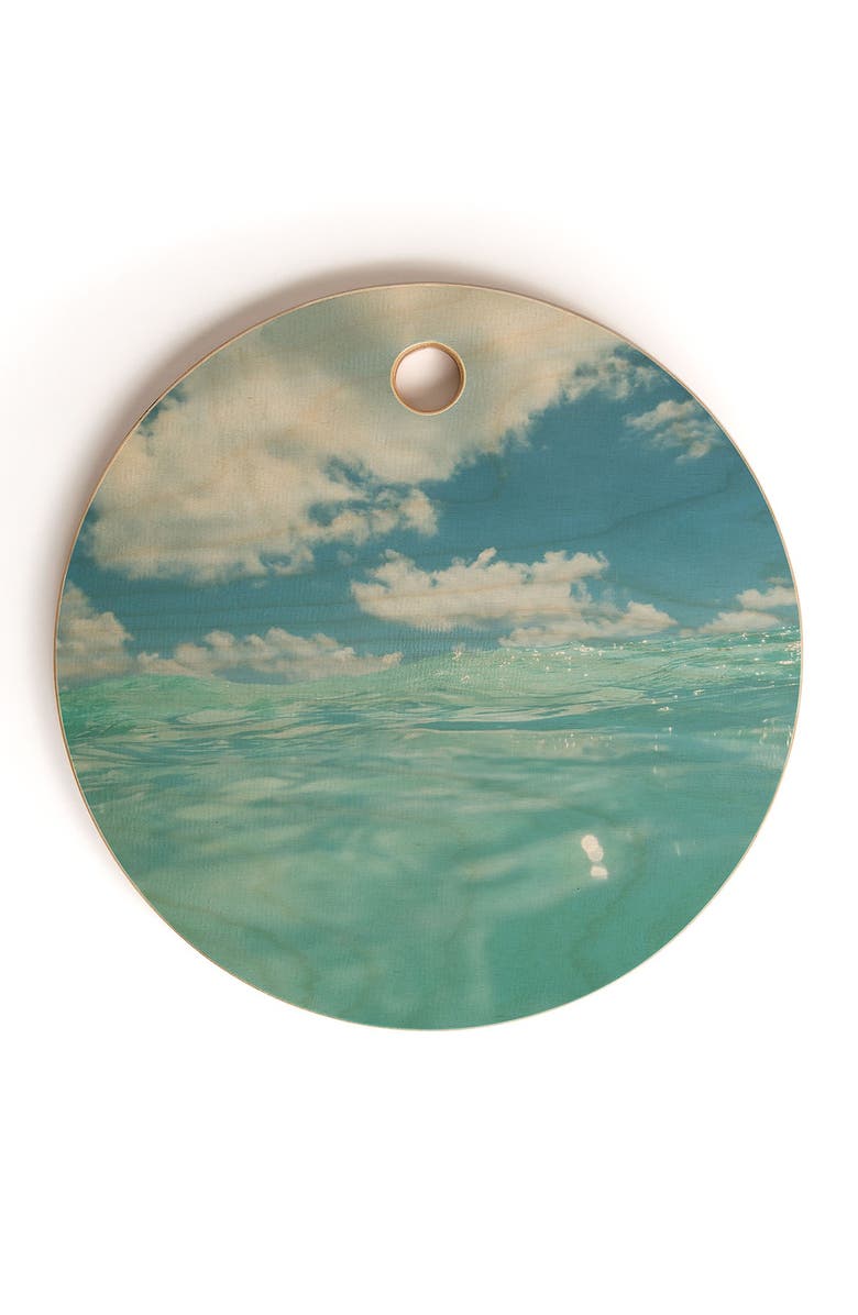 Deny Designs Bethany Young Photography Hawaii Water VII Round Cutting Board, Main, color, 