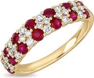 Bony Levy 18K Gold El Mar Gemstone Band Ring (Online Trunk Show)