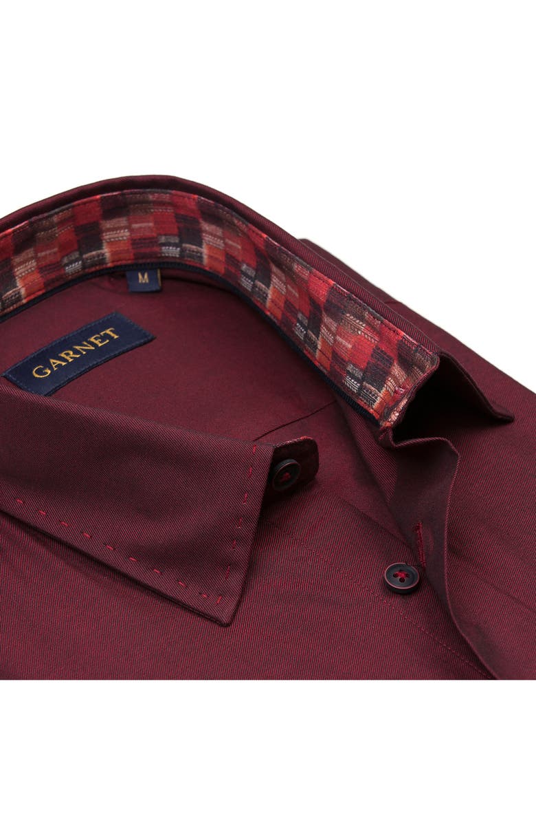 STUDIO GARNET LOS ANGELES Cotton Button-Down Shirt, Alternate, color,