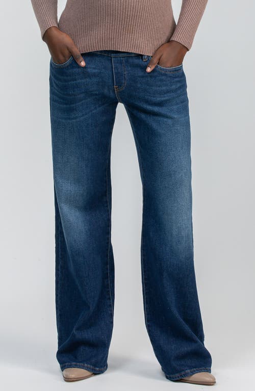 Pietro Brunelli Maternity Relaxed Fit Maternity Jeans In Blue
