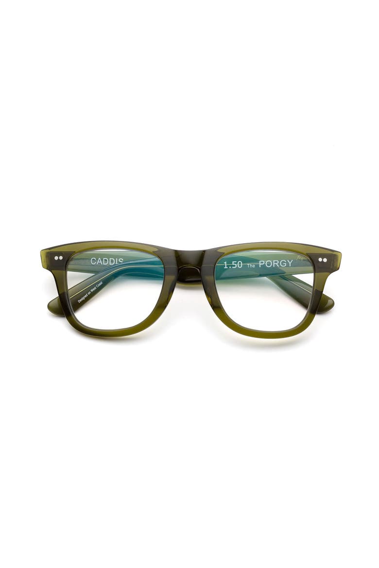 Porgy Backstage | Reading Glasses, Main, color, Heritage Green