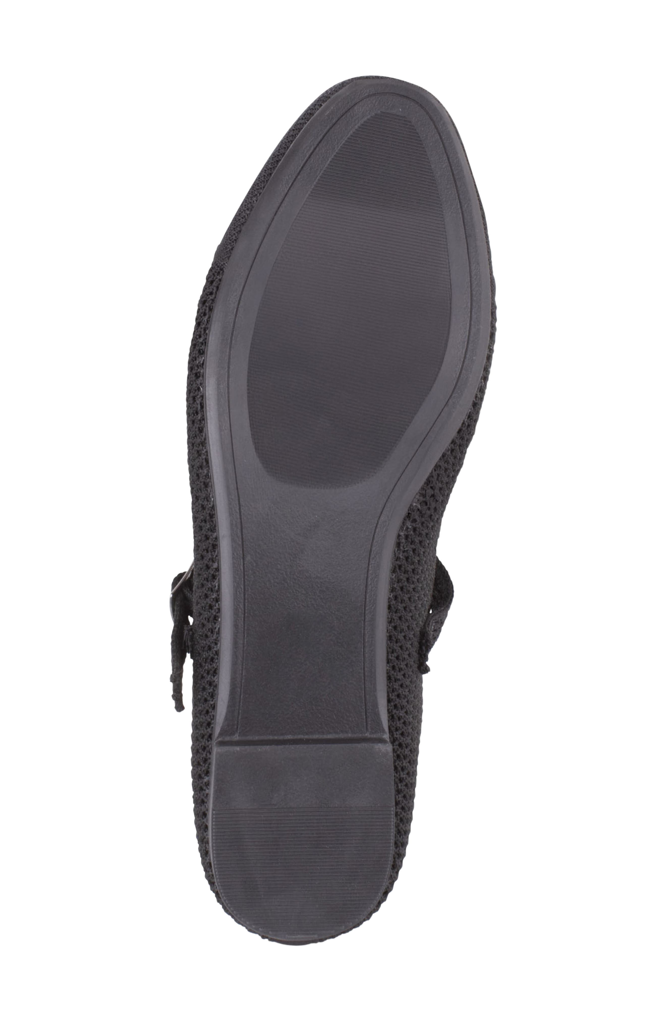 Tahari Dubai Mary Jane Flat, Alternate, color, Black