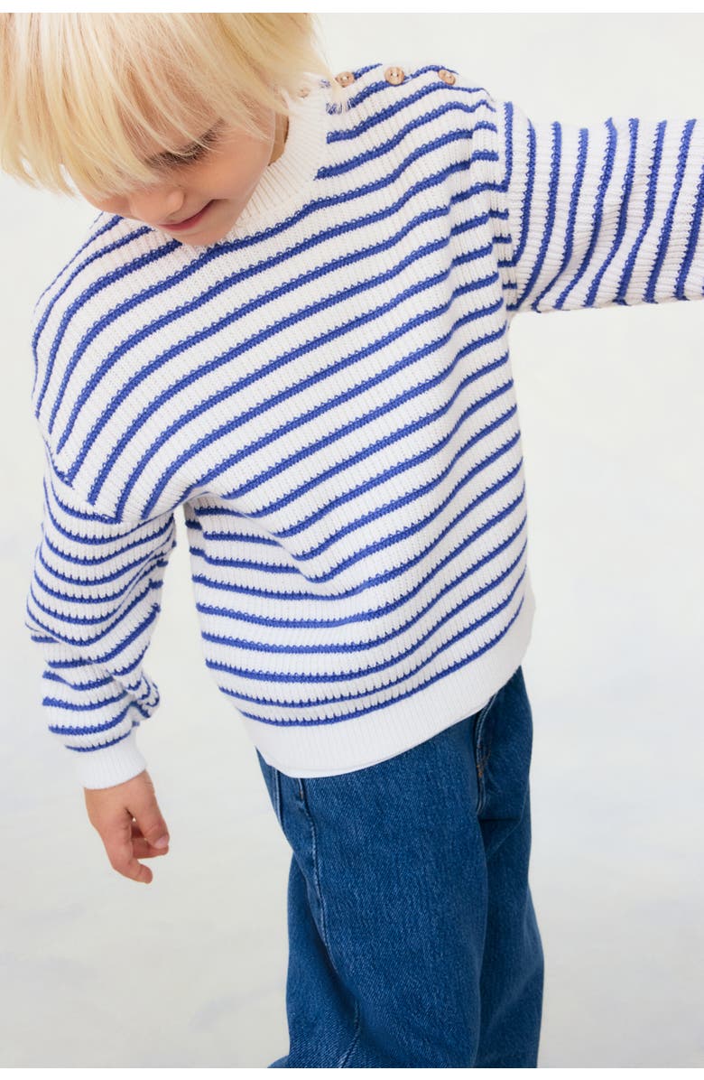 H&M Tapered Cotton-blend Jeans, Alternate, color, 