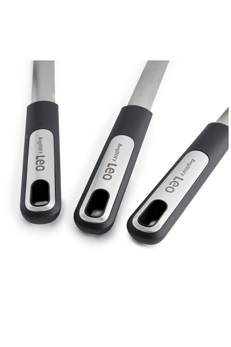 Graphite 3-Piece Stainless Steel Utensil Set, Alternate, color, GREY